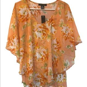 Adele & May Flowy Floral Blouse, Floral Top, Spring Blouse, Women’s Work Wear
